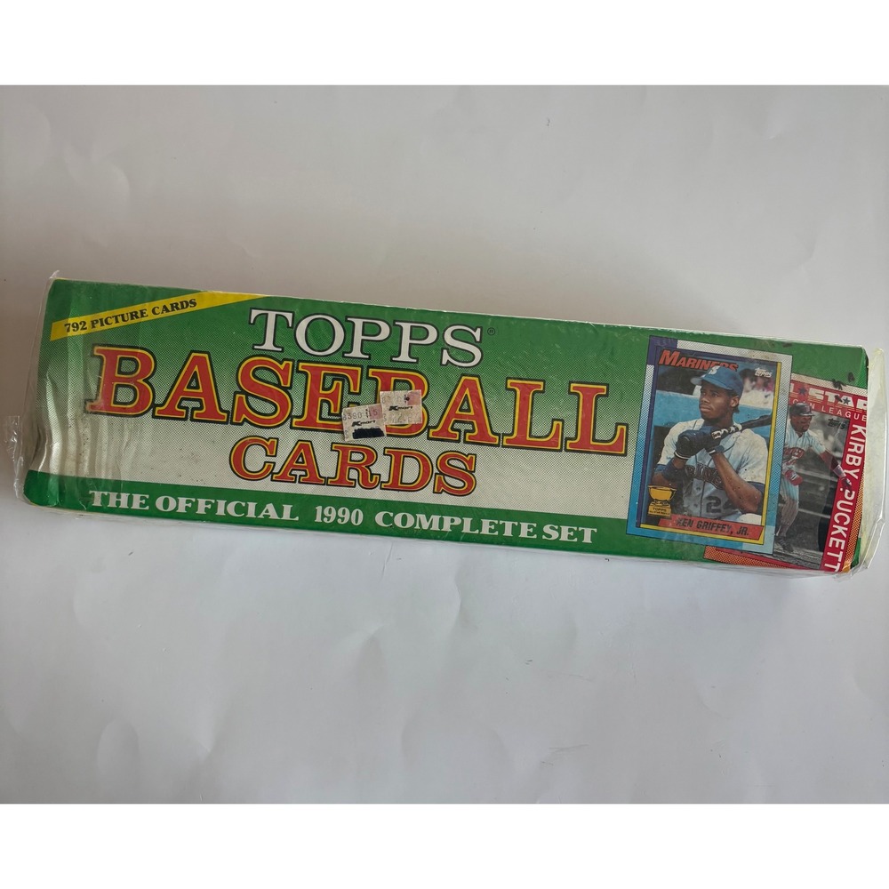 1990 Topps Baseball Cards Official Complete Set 792 Cards Factory Sealed Griffey